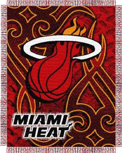 The Northwest Company Heat 48"x60" Triple Woven Jacquard Throw (NBA) - Heat 48"x60" Triple Woven Jacquard Throw (NBA)