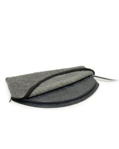 Deluxe Igloo Style Heated Pad Cover - K&H Pet Products Igloo Style Heated Pad Medium Gray 14.5" x 24" x 0.5"