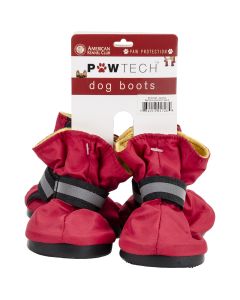 Bh Pet Gear Paw Tech Nylon Dog Boot Small 2"-Red
