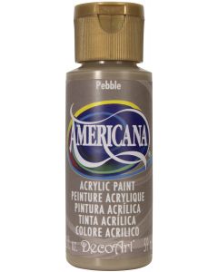 Deco Art Americana Acrylic Paint 2oz-Pebble - Opaque