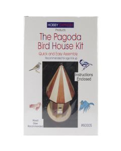 Pinepro Unfinished Wood Kit-Pagoda Bird House
