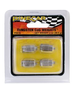 Woodland Scenics Pine Car Derby Weights 2oz-Tungsten Center of Gravity