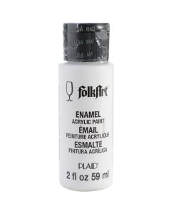 Plaid:Craft FolkArt Enamel Paint 2oz-Wicker White
