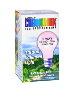 Chromalux Lumiram Full Spectrum 3 Way 50/100/150 watts - Frosted - 1 Light Bulb