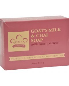Nubian Heritage Bar Soap Goat's Milk And Chai - 5 oz