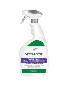 Vet's Best Pet Total Plus Stain and Odor Remover 32oz White 4.8" x 2.9" x 10.75"