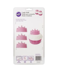 Wilton Candy Mold-Crown 6 Cavity (1 Design) - Candy Mold-Crown 6 Cavity (1 Design)