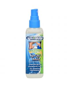 Naturally Fresh Spray Mist Body Deodorant Fragrance Free - 4 fl oz