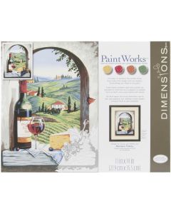 Dimensions Paint Works Paint By Number Kit 11"X14"-Tuscan View