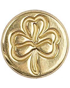 Manuscript Pen Decorative Sealing Coin .75"-Shamrock
