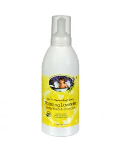 Earth Mama Angel Baby Shampoo and Body Wash - Organic Lavender - 34 oz