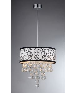 Warehouse of Tiffany Crystal Polka Pendant Lamp