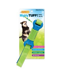 Westminster Pet Products Mighty Tuff Ribbed Bone Tug Dog Toy-