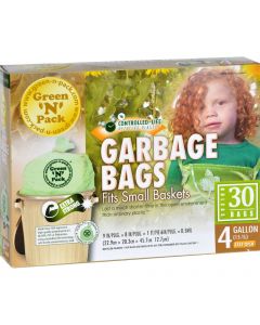 Green-n-Pack Small Trash Bags - 4 Gallon - 30 Pack