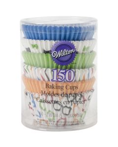 Wilton Standard Baking Cups-Glasses & Bows 150/Pkg