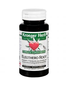 Kroeger Herb Complete Concentrate - Eleuthero Root - 90 Vegetarian Capsules