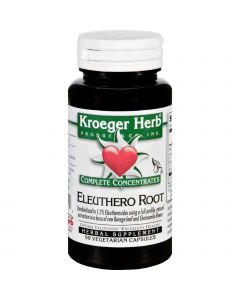 Kroeger Herb Complete Concentrate - Eleuthero Root - 90 Vegetarian Capsules