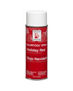 Design Master Colortool Spray Paint 12oz-Holiday Red