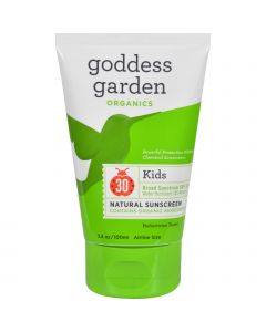 Goddess Garden Sunscreen - Organic - Sunny Kids - SPF 30 - 3.4 fl oz