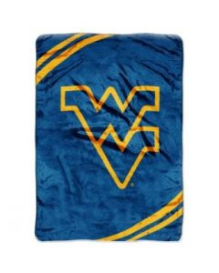 The Northwest Company WEST VIRIGINIA "Force" 60"80" Raschel Throw (College) - WEST VIRIGINIA "Force" 60"80" Raschel Throw (College)