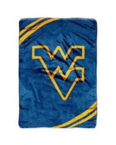 The Northwest Company WEST VIRIGINIA "Force" 60"80" Raschel Throw (College) - WEST VIRIGINIA "Force" 60"80" Raschel Throw (College)