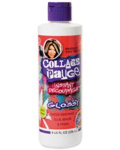 I Love To Create Collage Pauge Instant Decoupage Medium-8oz Gloss