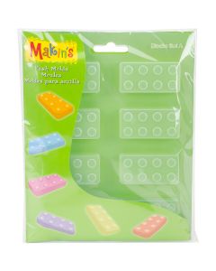 Makin's USA Makin's Clay Push Molds-Blocks Set A