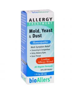 Bio-Allers Allergy Treatment Mold Yeast and Dust - 1 fl oz