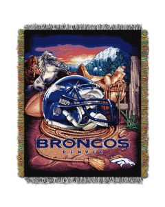 The Northwest Company Broncos  "Home Field Advantage" 48x60 Tapestry Throw