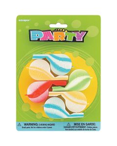 Unique Industries Party Favors-Police Whistles 6/Pkg