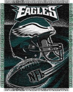 The Northwest Company Eagles "Spiral" 48"x60" Triple Woven Jacquard Throw (NFL) - Eagles "Spiral" 48"x60" Triple Woven Jacquard Throw (NFL)