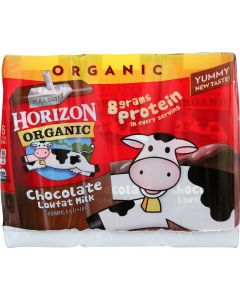 Horizon Organic Dairy Milk - Organic - 1 Percent - Lowfat - Box - Chocolate - 6/8 oz - case of 3