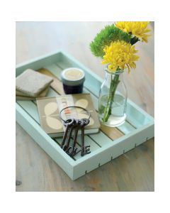 BCI Crafts Salvaged Small Wood Tray-Natural 18"X11"X2"