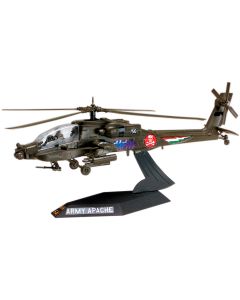 Revell Plastic Model Kit-AH-64 Apache Helicopter Desktop 1:72