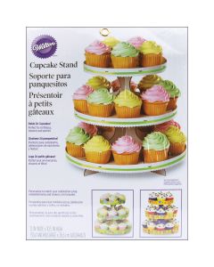 Wilton Cupcake Stand-White 12"X10.5" Holds 24 Cupcakes