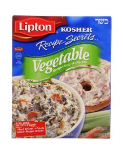 Lipton Soup and Dip Mix - Recipe Secrets - Vegetable - Kosher - Packet - 2 oz - case of 12