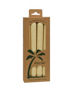 Aloha Bay Palm Tapers Cream - 4 Candles