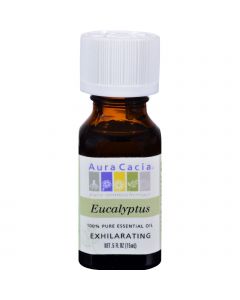Aura Cacia Pure Essential Oil Eucalyptus - 0.5 fl oz