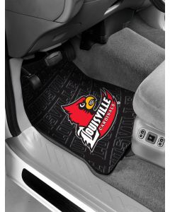 The Northwest Company Louisville College Car Floor Mats (Set of 2) - Louisville College Car Floor Mats (Set of 2)