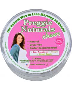 Three Lollies Preggie Naturals - Chews - Variety - Tub - 21 Count