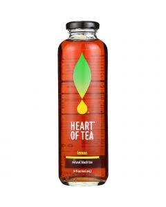 Heart Of Tea Tea - Iced - Natural Black - Lemon - 14 oz - case of 12