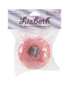 Handy Hands Lizbeth Cordonnet Cotton Size 3-Coral Pink Dark