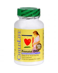 Child Life Childlife PreNatal DHA - 30 Softgels