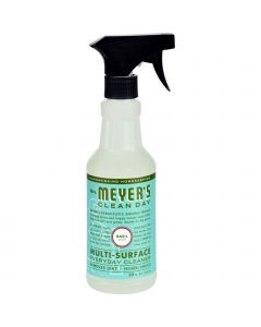 Mrs. Meyer's Multi Surface Spray Cleaner - Basil - 16 fl oz - Case of 6