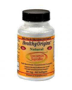 Healthy Origins Tocomin SupraBio - 50 mg - 60 Softgels