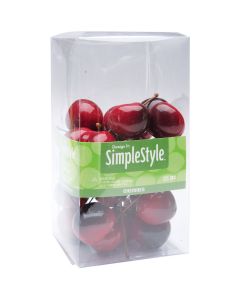Floracraft Design It Simple Decorative Fruit 25/Pkg-Mini Cherries