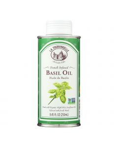 La Tourangelle French Infused Basil Oil - Case of 6 - 8.45 Fl oz.
