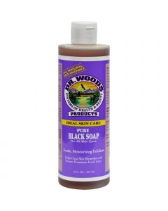Dr. Woods Pure Black Soap - 16 fl oz