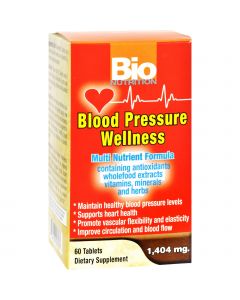 Bio Nutrition Blood Pressure Wellness - 60 Tablets