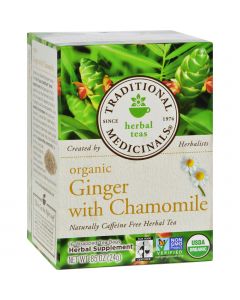 Traditional Medicinals Organic Golden Ginger Tea - Case of 6 - 16 Bags
